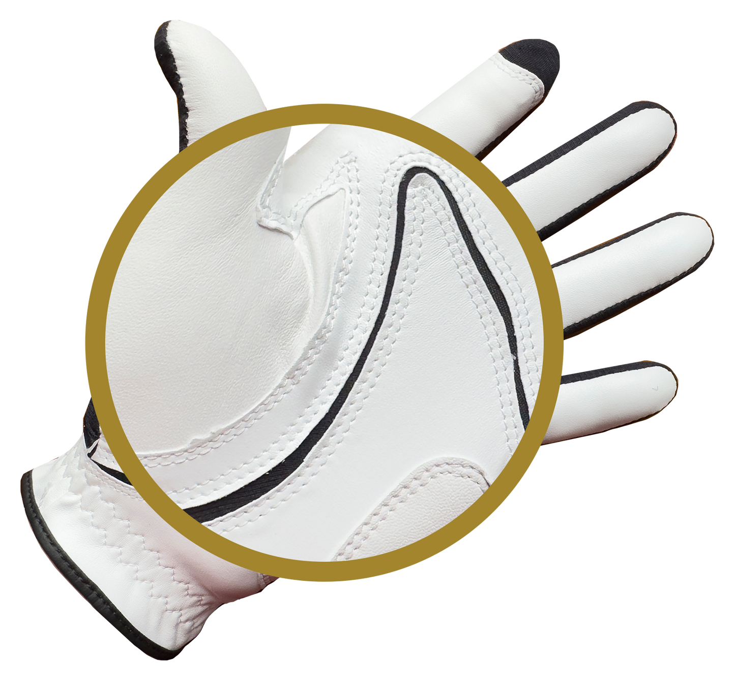 COPPERTECH PLUS ELITE GRIP ALL-WEATHER WHITE/RED GOLF GLOVES