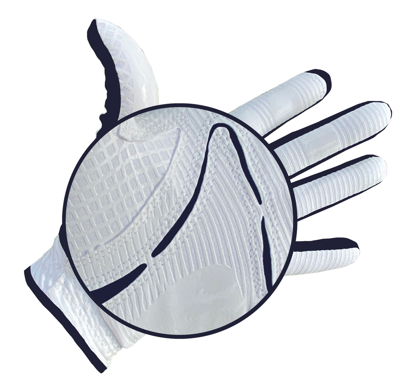COPPERTECH PLUS ELITE GRIP WHITE/LIME  GOLF GLOVE